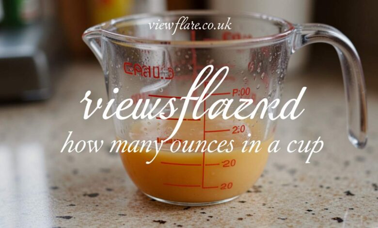 how many ounces in a cup