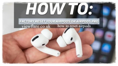 how to reset airpods