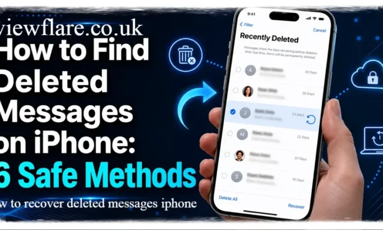 how to recover deleted messages iphone