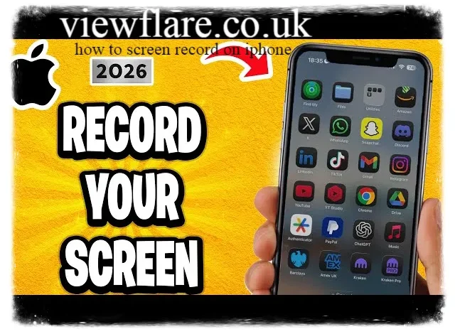 how to screen record on iphone