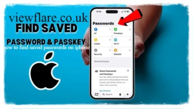 how to find saved passwords on iphone