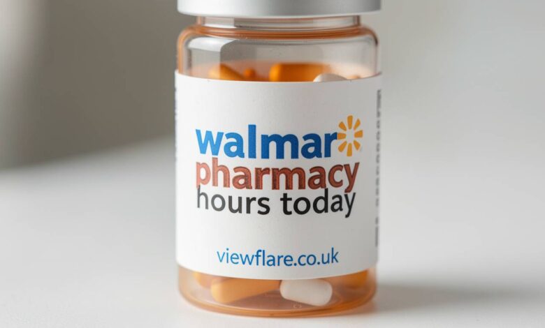 walmart pharmacy hours today