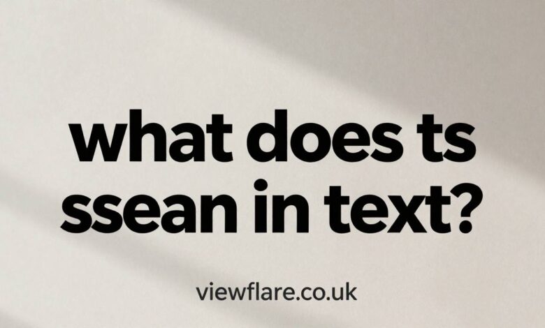 what does ts mean in text