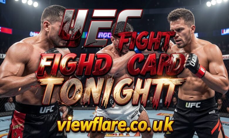 ufc fight card tonight