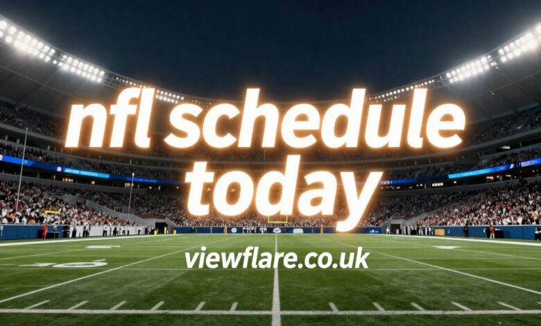 nfl schedule today