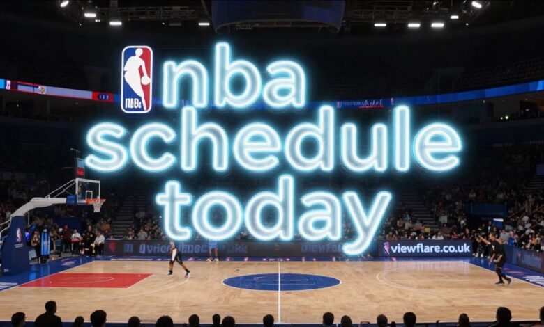 nba schedule today