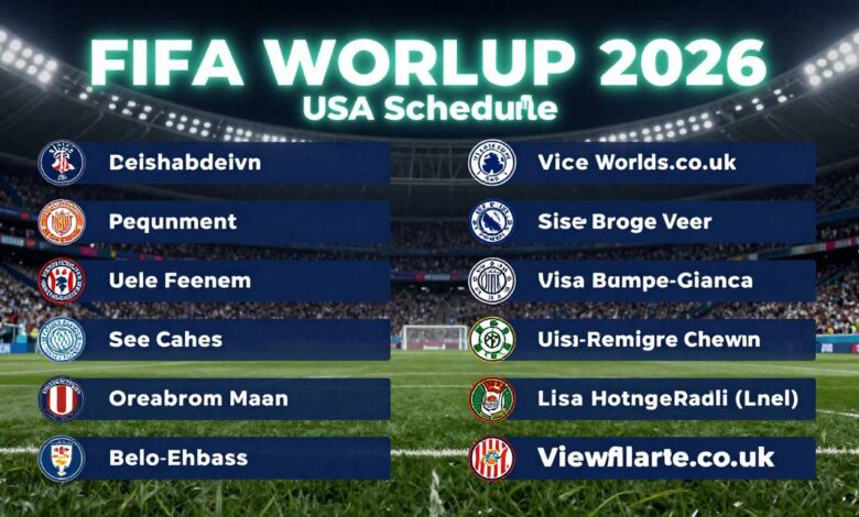 fifa world cup 2026 schedule usa