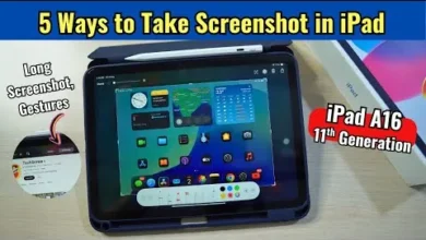 screenshot on ipad