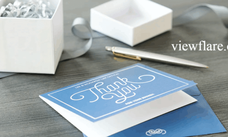 thank you card ideas business